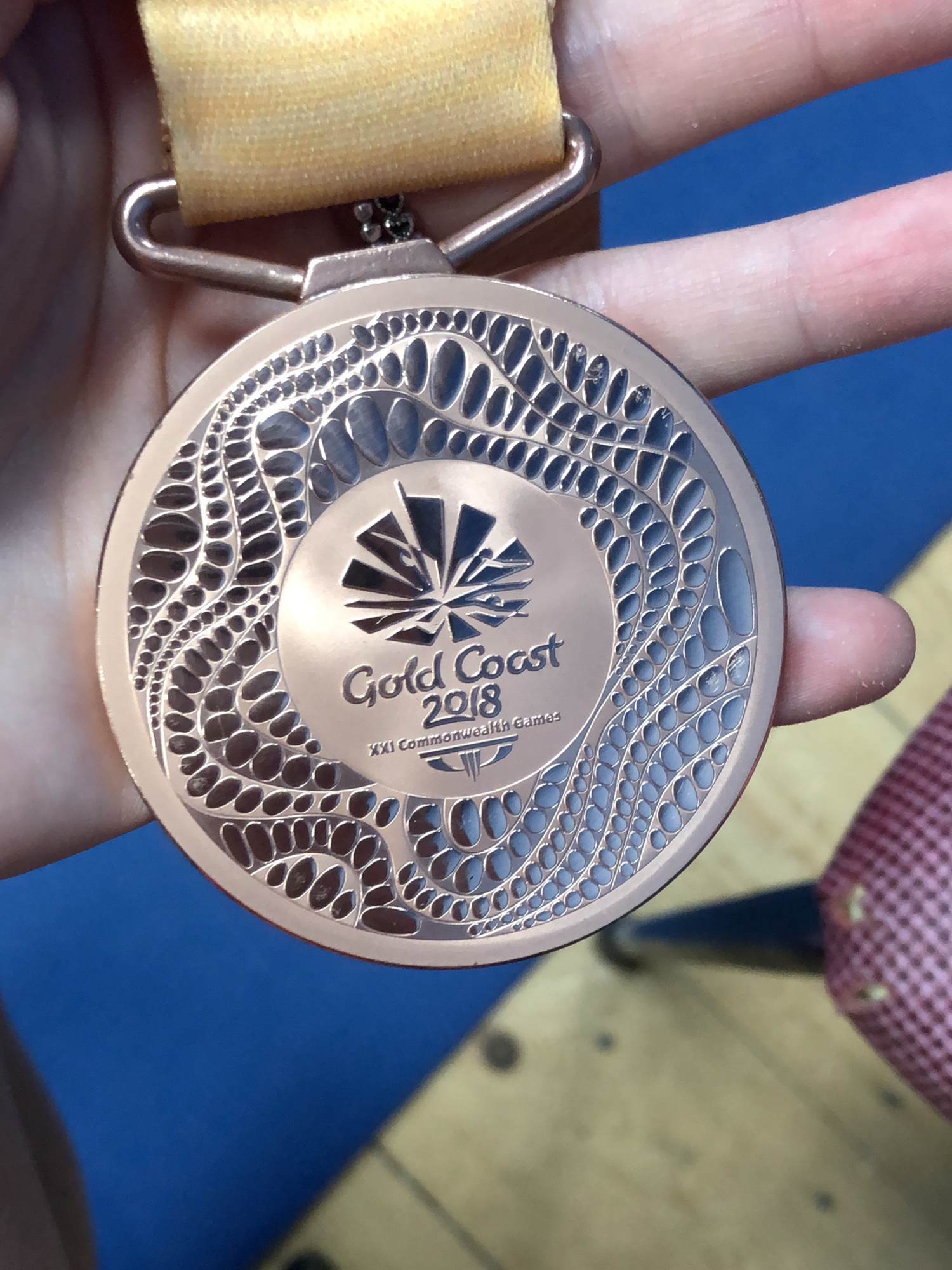 Denise Payet bronze medal