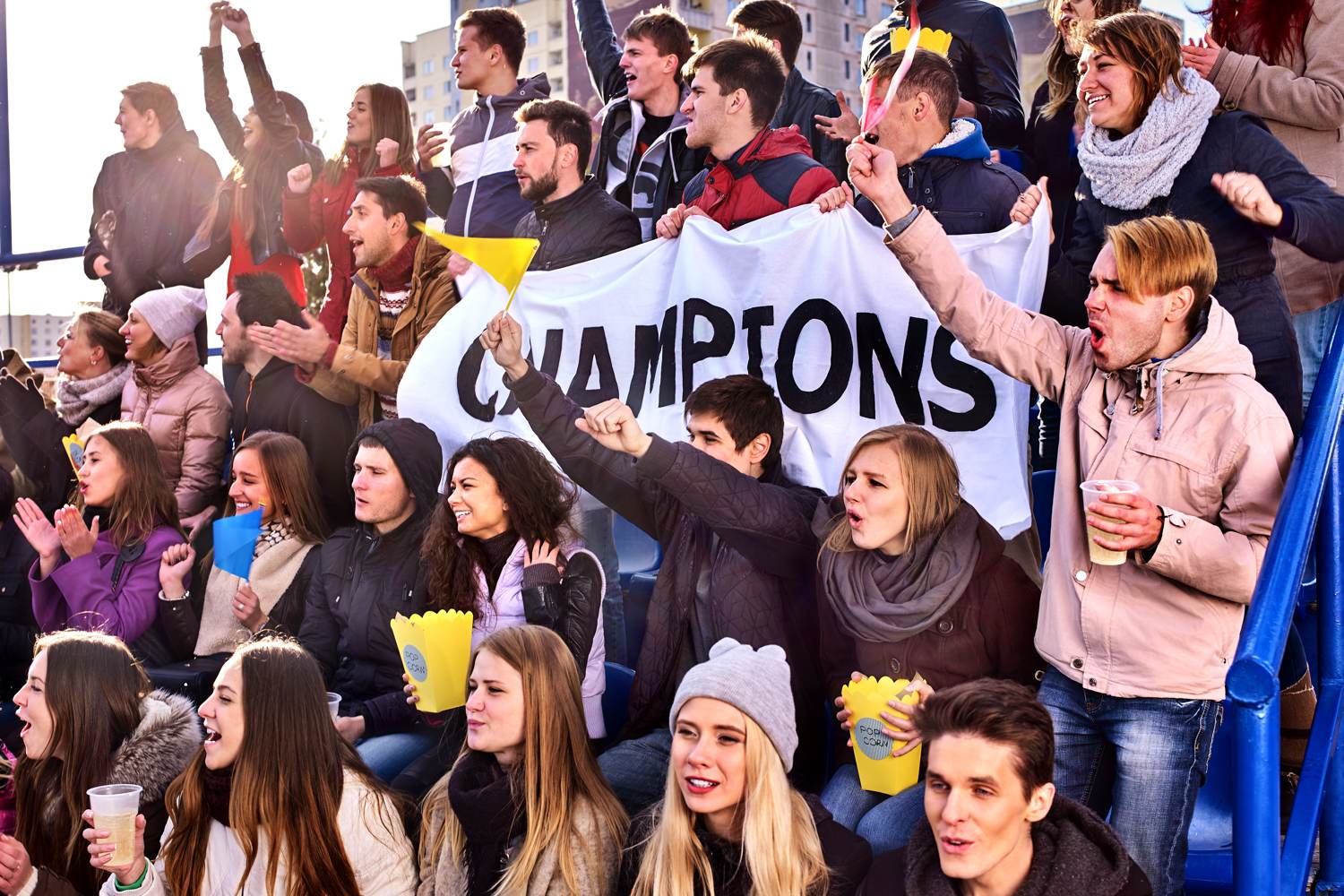 Crowd cheering