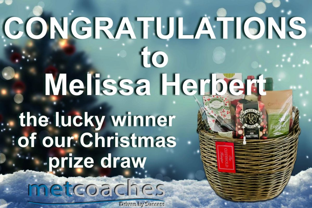 Christmas prize draw winner image